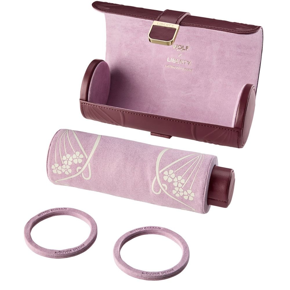WOLF LIBERTY Ianthe リバティー アイアンシ 3PC ウォッチロール バーガンディ 381527