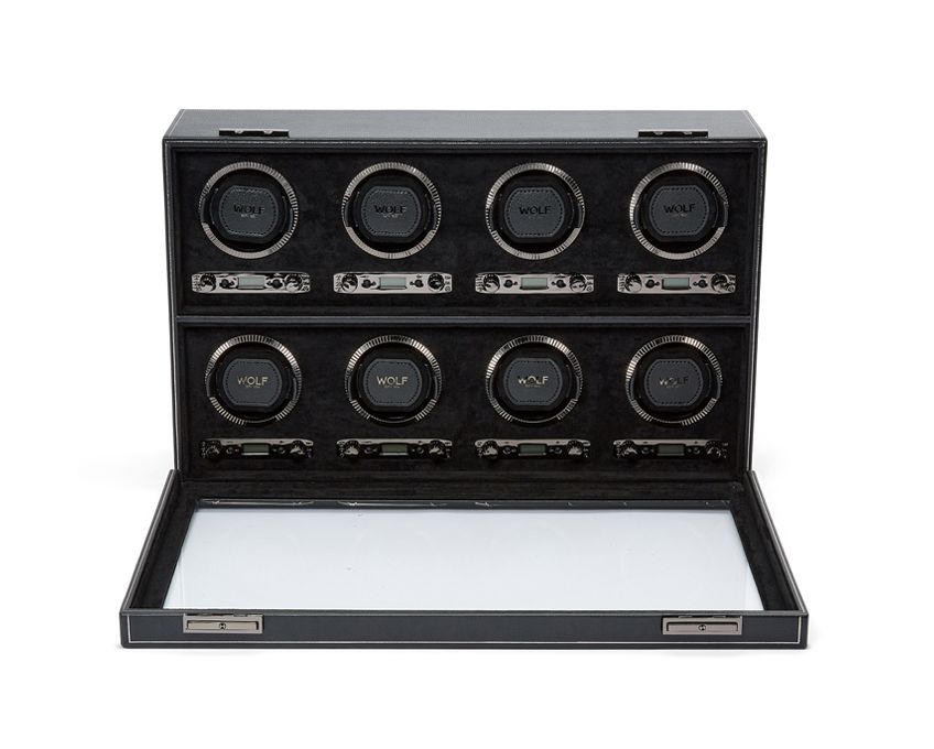 BRITISH RACING ウォッチワインダー ワインディングマシーン 8PC ブラック 792502