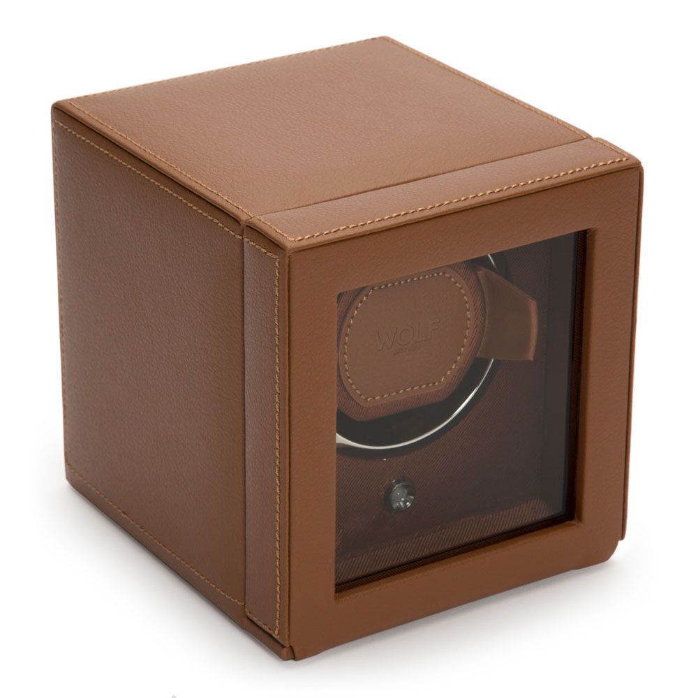 CUB ウォッチワインダー ワインディングマシーン 1PC コニャック 461127