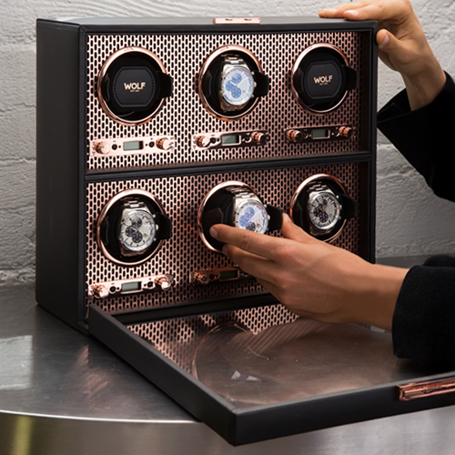 AXIS ウォッチワインダー ワインディングマシーン 1PC カッパー 469116