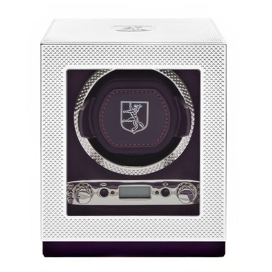 SILVER ウォッチワインダー ワインディングマシーン 1PC シルバー 190003