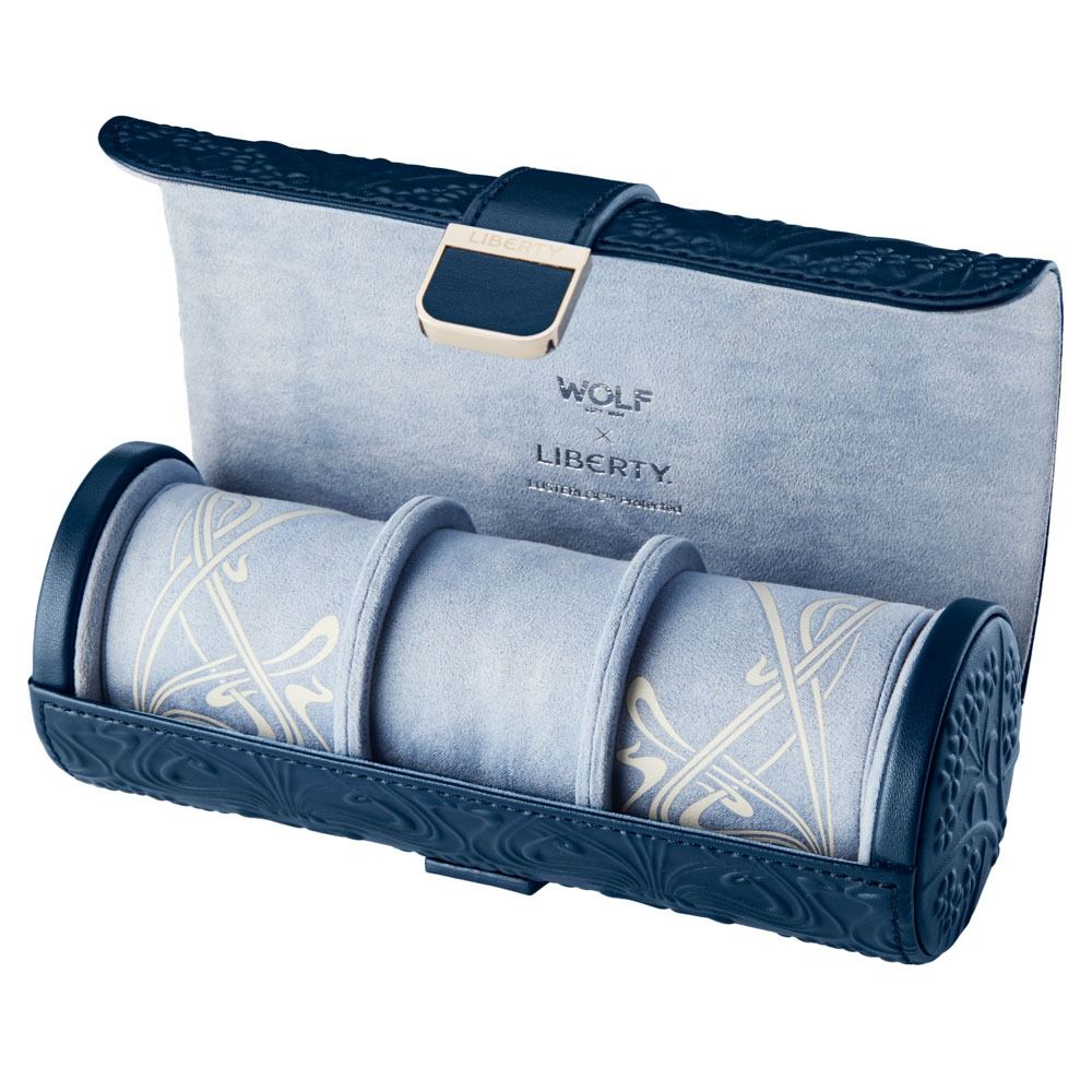WOLF LIBERTY Ianthe リバティー オールオーバー アイアンシ 3PC ウォッチロール ネイビー 381517