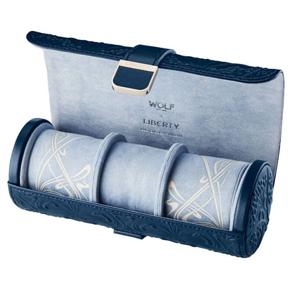 WOLF LIBERTY Ianthe リバティー オールオーバー アイアンシ 3PC ウォッチロール ネイビー 381517