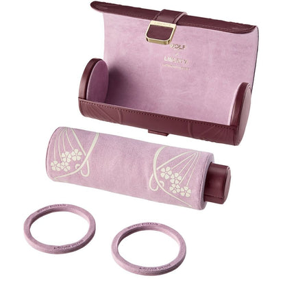 WOLF LIBERTY Ianthe リバティー アイアンシ 3PC ウォッチロール バーガンディ 381527