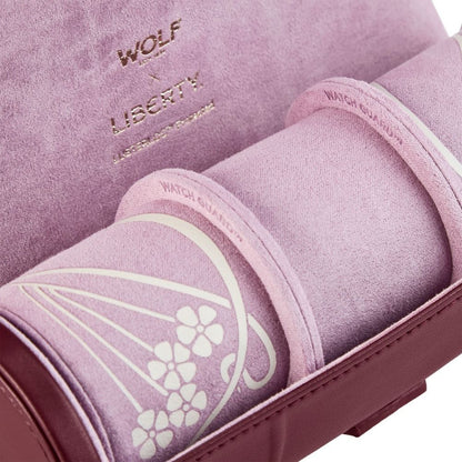 WOLF LIBERTY Ianthe リバティー アイアンシ 3PC ウォッチロール バーガンディ 381527