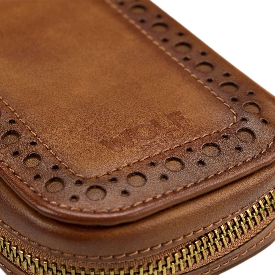 Brogue ブローグ ウォッチジップケース 2PC バーニッシュドブラウン 443406