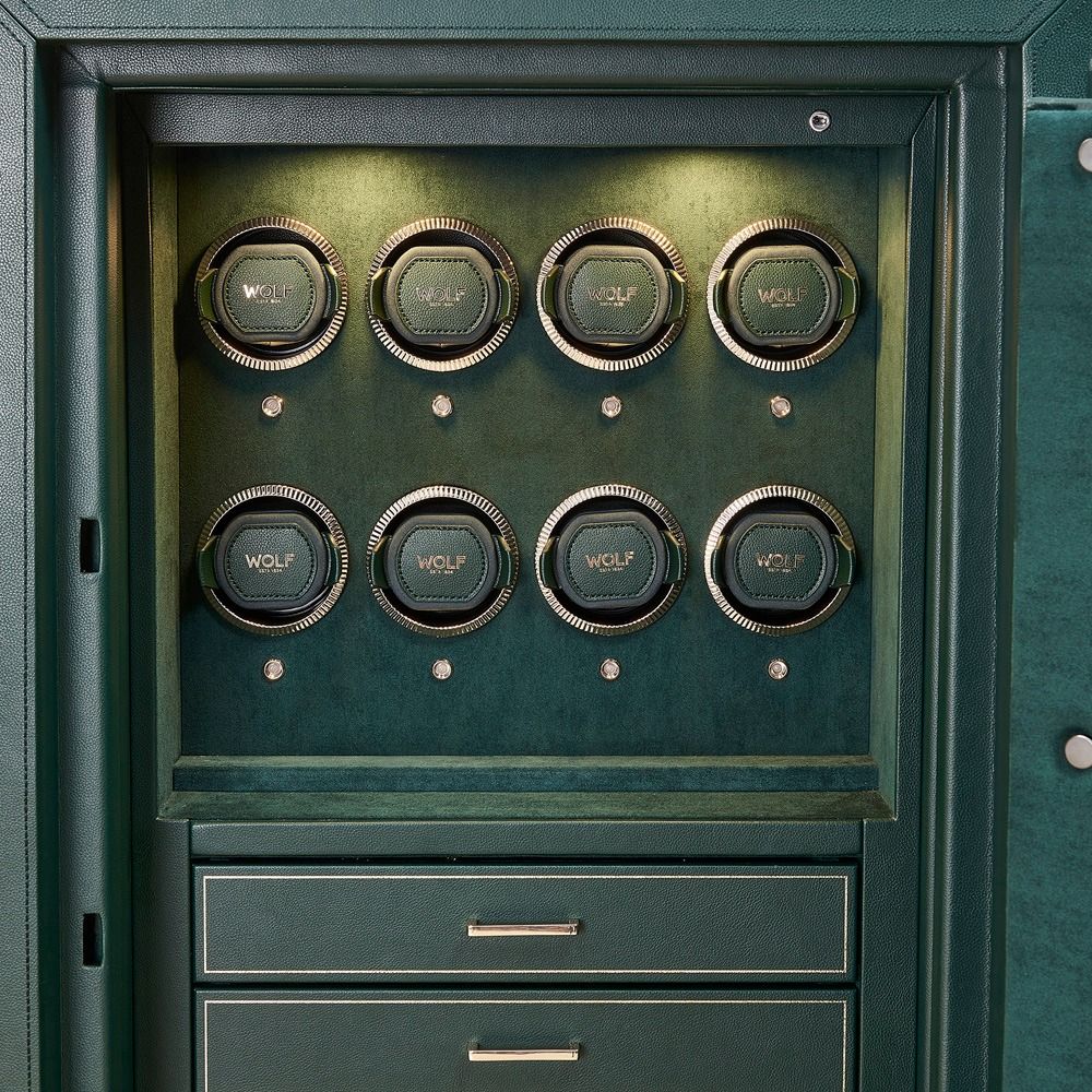 ATHOS ウォッチ＆ジュエリー耐火金庫 20PC グリーン 49002043