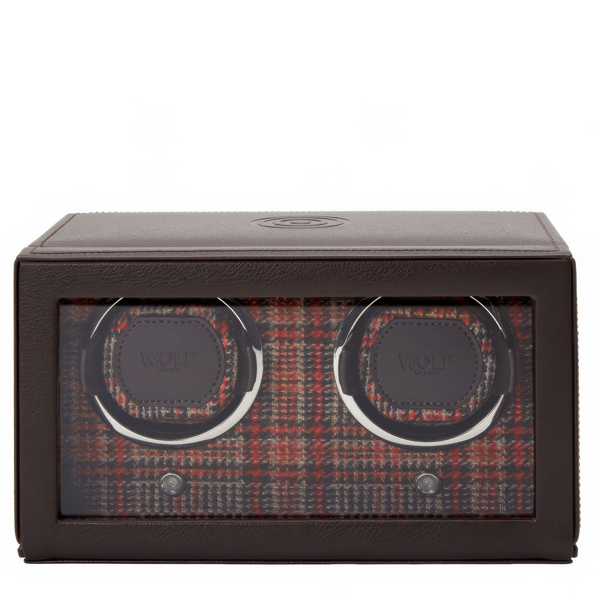WM BROWN ウォッチワインダー ワインディングマシーン 2PC ブラウン 